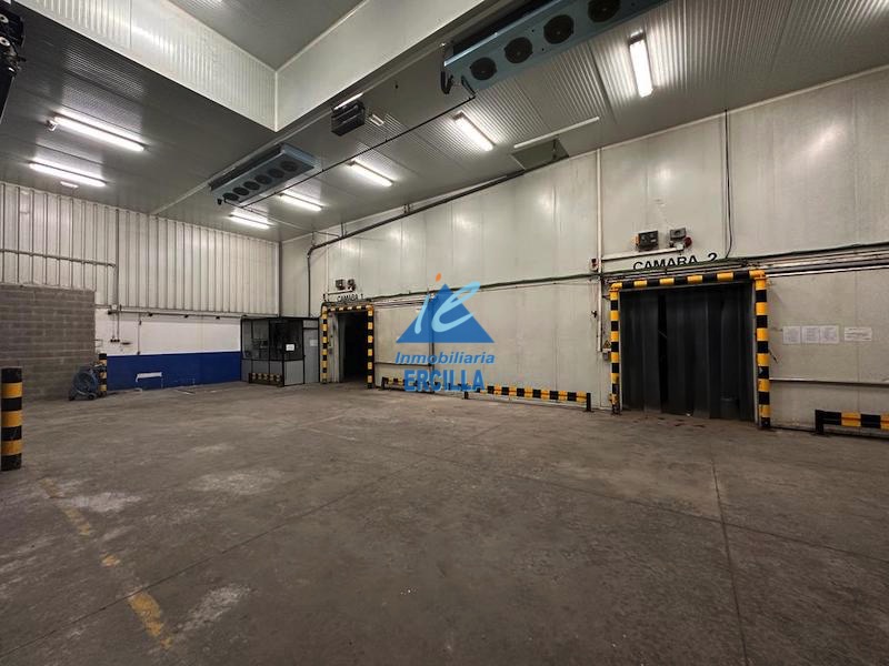 Nave industrial con cámaras de congelación